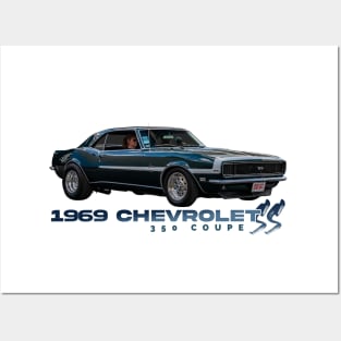 1969 Chevrolet Camaro SS 350 Coupe Posters and Art